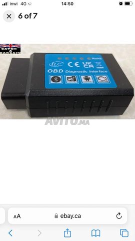 iLC OBD2 Bluetooth Diagnostic Tool Scanner Code Reader for Android Windows  (N742