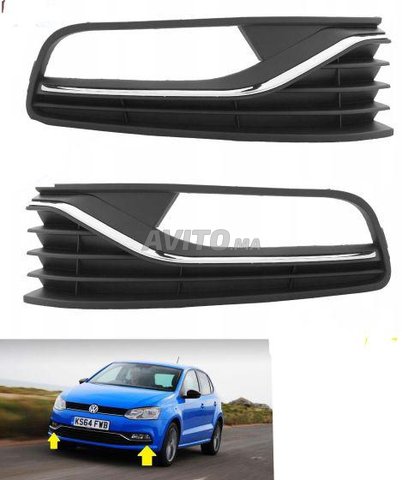 VW Polo 2014 à 2017 cache antibrouillard neuf 