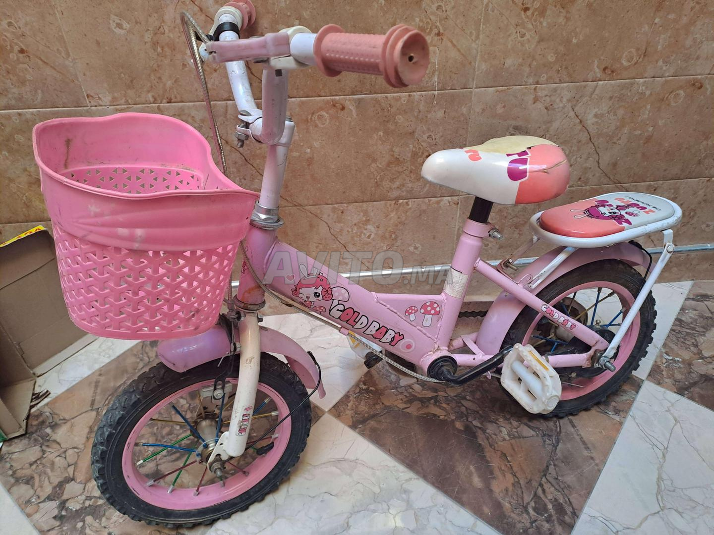 Vélo fille 16 discount pouces pas cher