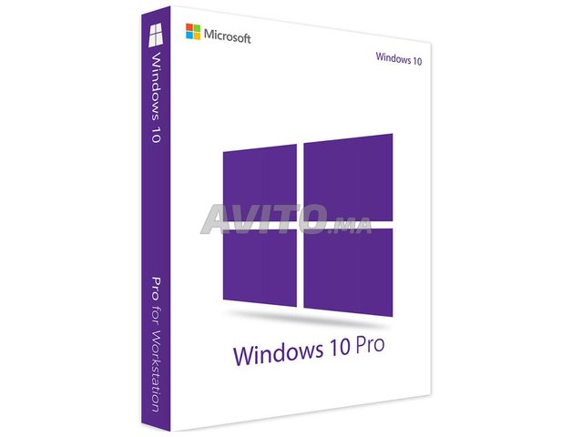 Microsoft Windows 10 Pro 64 bits Français (DVD)