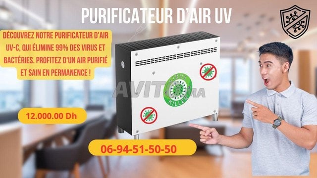 Meilleur Désinfecteur d'air virus & bactérie 99.99