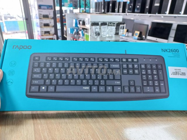 Clavier RAPOO NK 2600 AVEC FIL( AZARTY)