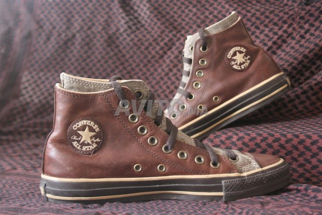 Converse cuir ou tissu sales
