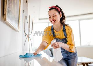 امرأة تنظيف متعددة الاستخدامات