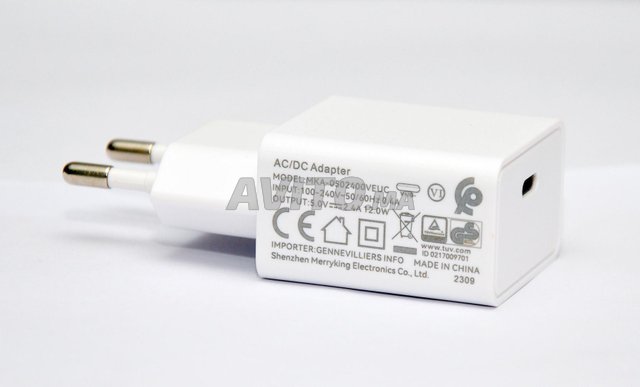 Chargeur type C bonne qualité 12W et 20W 