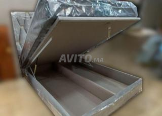 LIT AVEC RANGEMENT EN PROMOTION 