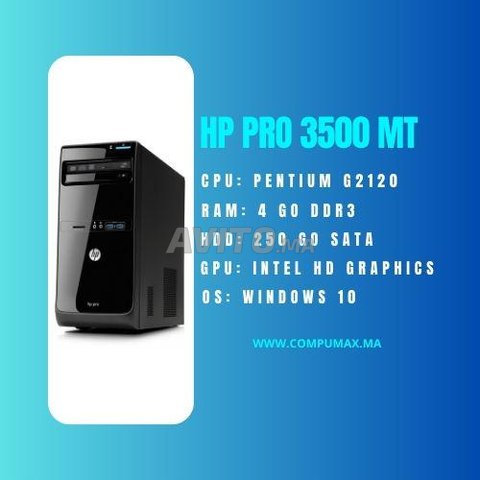 HP Pro 3500 MT Pentium G2120 (REMIS A NEUF)