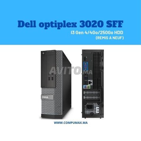 Dell optiplex 3020 SFF I3 Gen 4 (REMIS A NEUF)