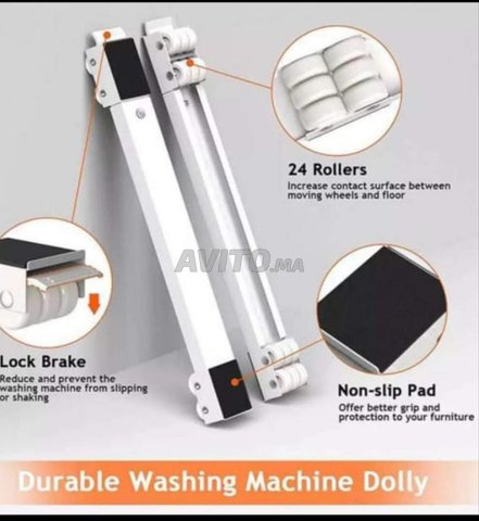 suport machine a laver et congilateur 