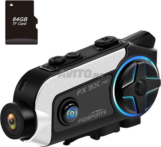 Fodsports Fx30c Pro Interphone pour casque de moto
