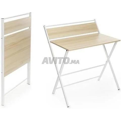 مكتب قابل للطي مع رف - 2