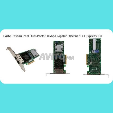 Carte Réseau Intel Dual-Ports 10Gbps Gigabit