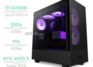 PC Gamer NZXT H5 Flow  / RTX 4070 Super 12Gb