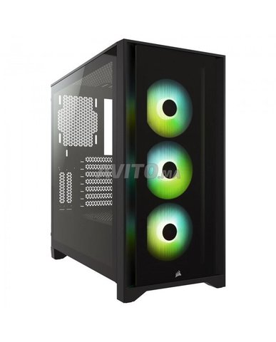 Corsair iCUE 4000X RGB Tempered Glass (Noir)