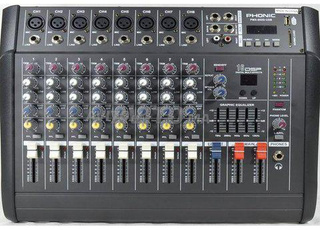 Phonic Table mixage amplifiée à 8 Channel 2x300w