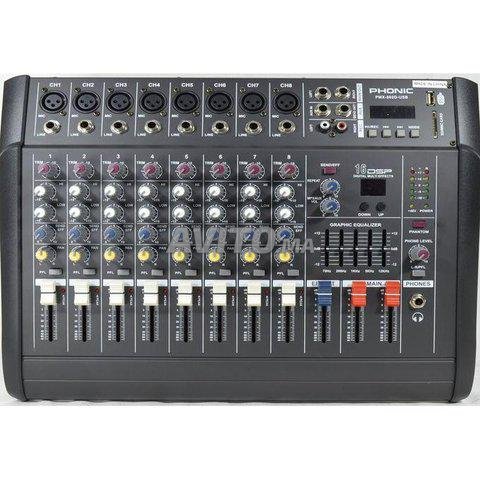 Phonic Table mixage amplifiée à 8 Channel 2x300w