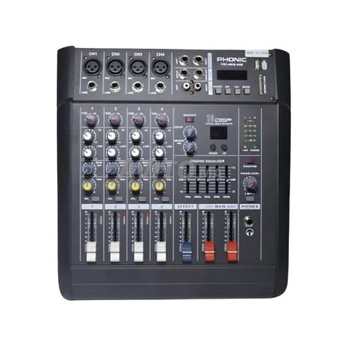 Phonic Table de mixage amplifiée 4 Channel 2x 300W