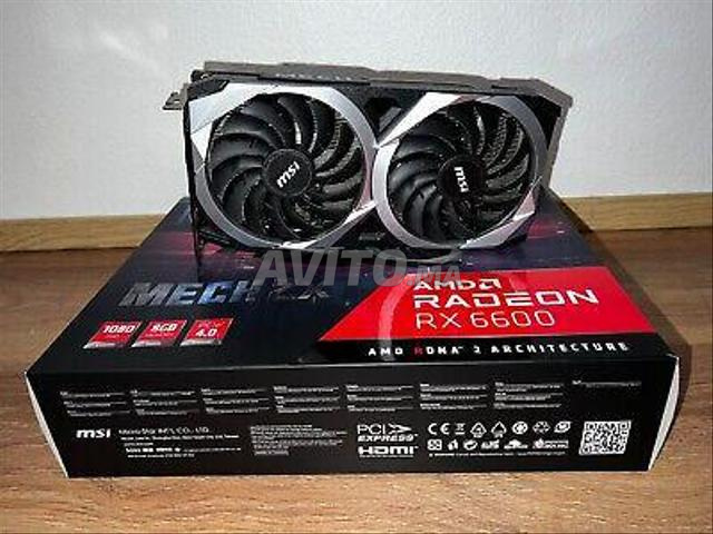 MSI Radeon RX 6600 MECH 2X 8G  / CUDA 1792 Units