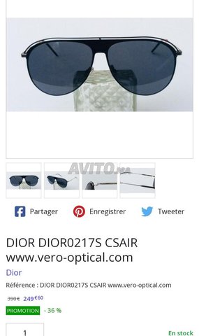 Lunettes soleil Dior homme 