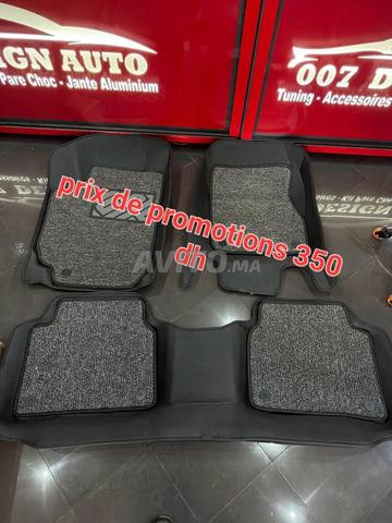 Tapis de voiture Double couche de luxe.8D 