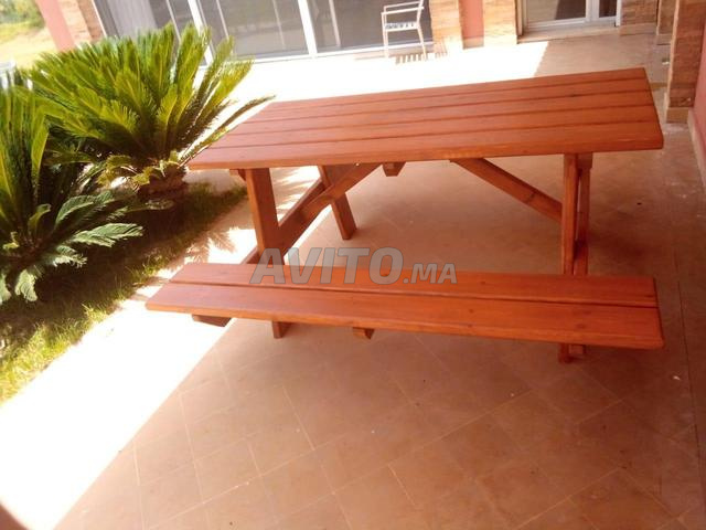 طاولة من الخشب الصلب - 2