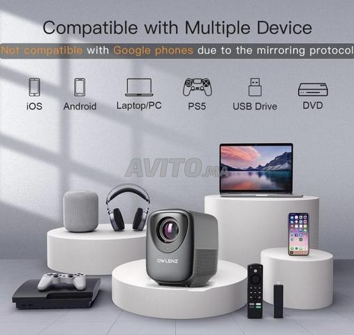 SD350 WIFI Android 9 Projecteur HD 3000L MINI - 2