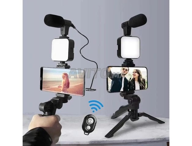 Kit Vlogging AY-49 Pour Smartphone avec poignée