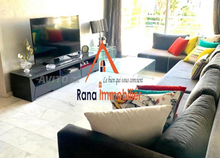 Appartement meublé à louer sur Hay Riad Prestigia