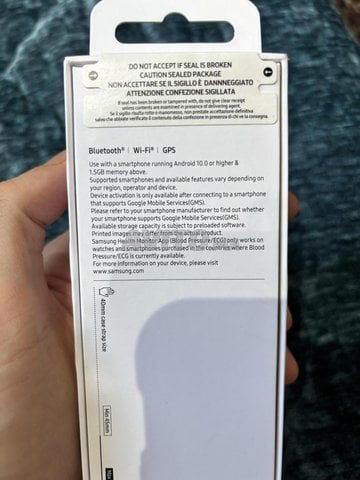 GALAXY WATCH 6 - dans l’emballage - 40 mm