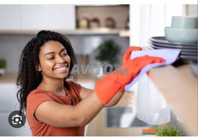 خادمة منزل وطباخة مربية