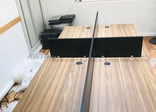 bureaux multipostes en bois et semi métallique  