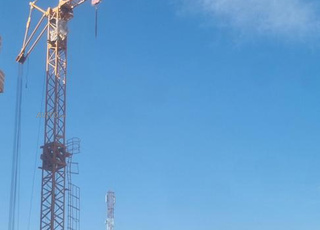 Grue potain montage rapide 