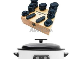 Kit pierres chaudes avec unité chauffante