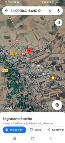 Terrain à Ain Karma Oulad Nsir, superficie 114 - 2