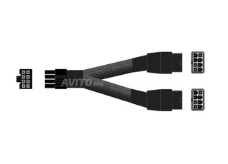 Adaptateur Dual 8-Pin Female to 8-Pin Male PN 
