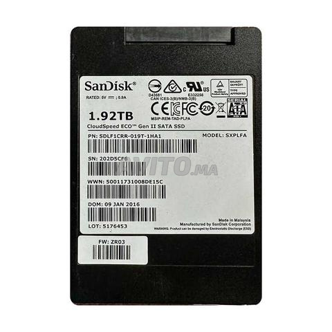SanDisk 1.92TB CloudSpeed Eco Gen. II SATA SSD - 2