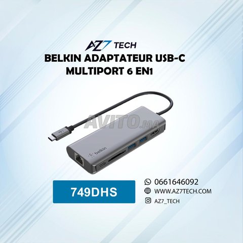 Belkin Adaptateur USB-C multiport 6 en1