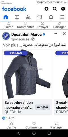 jacket for men quechua seize XL