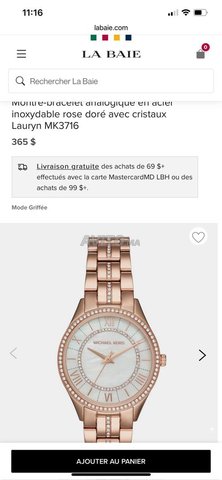 Montre la fashion baie femme