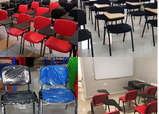 Mobilier scolaire / chaise écritoire et tables00
