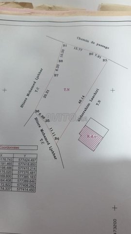 Terrain à vendre à Tanger