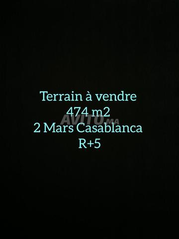 474 m2 Terrain R plus 5 au Hay 2 mars Casablanca
