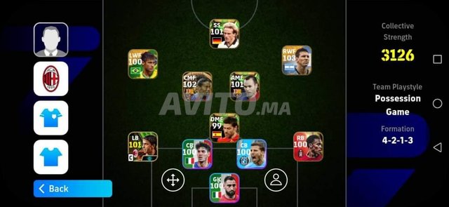compte pes mobile 