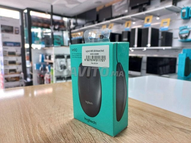 Logitech Souris optique Mouse M90 Noire