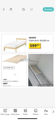 Lit et sommier ikea