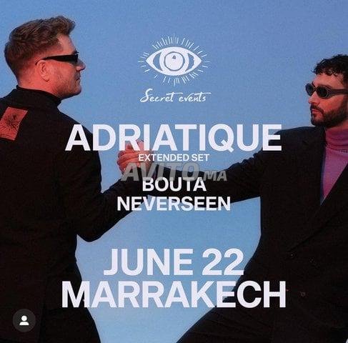 2billet pour adriatique secret event 