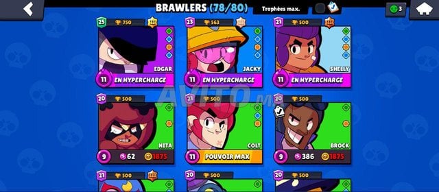 compte brawl stars 