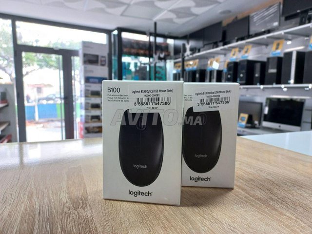 Souris Logitech B100 Optical USB en Noir