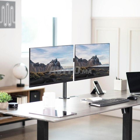 Support Pro pour Deux ECRANS PC BUREAU