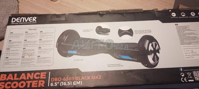 Denver DBO-6501 BLACK MK2 Balance Scooter for Sale